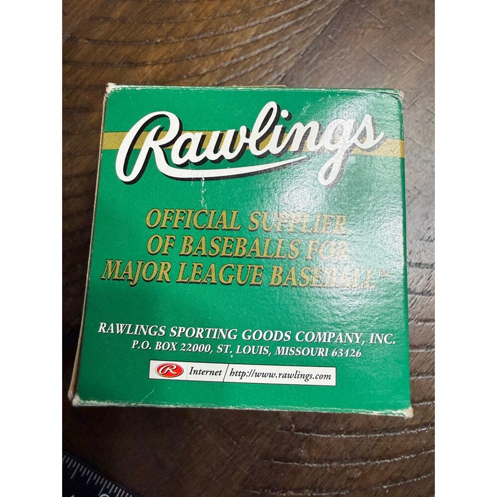 Rawlings Official 2000 World Series Baseball Yankees Mets Subway Series Selig - Picture 4 of 16